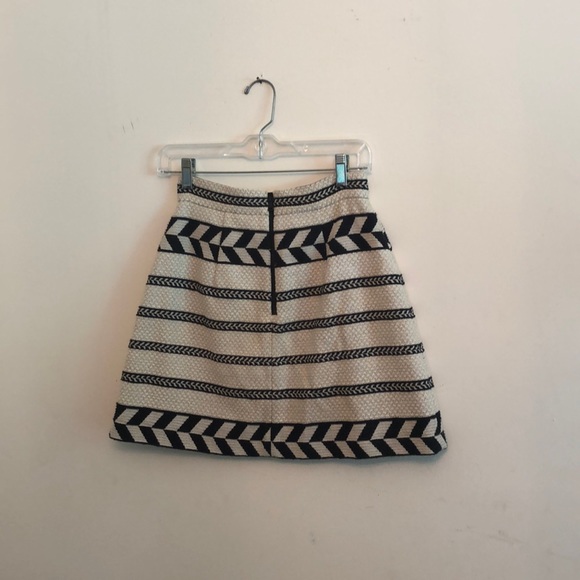 Alice&Olivia Black and Cream Skirt - Picture 2 of 3